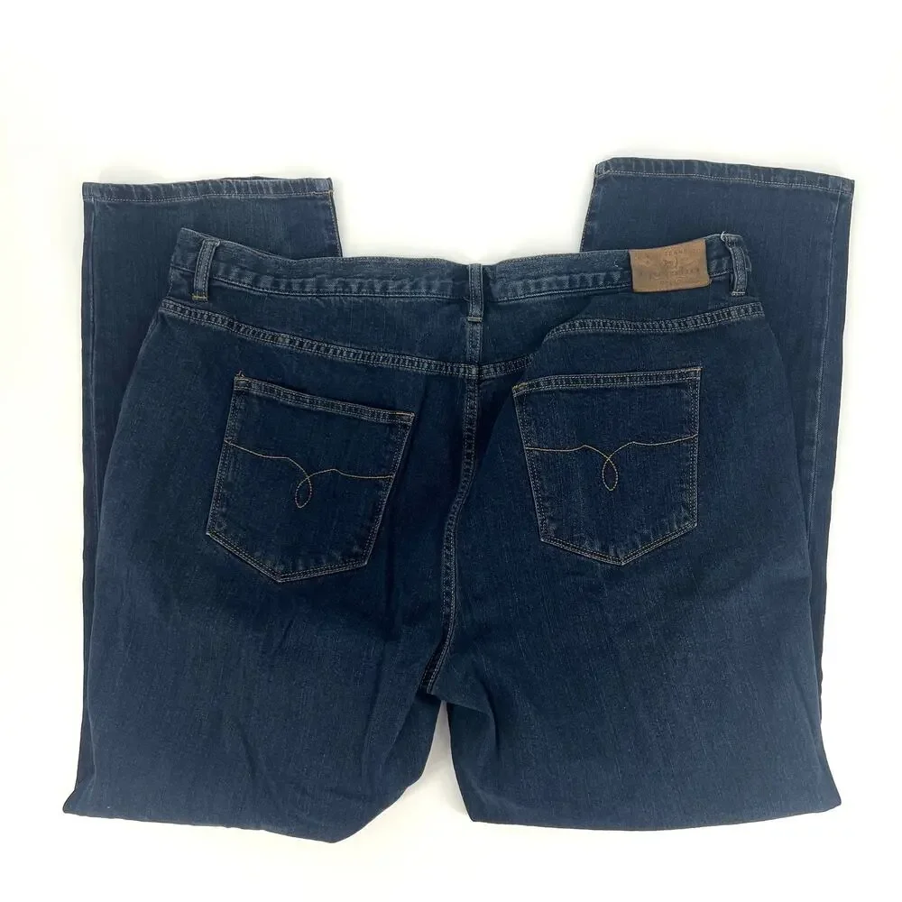 Vintage Lauren Ralph Lauren Womens Stretch Jeans Dark Wash Size 20W